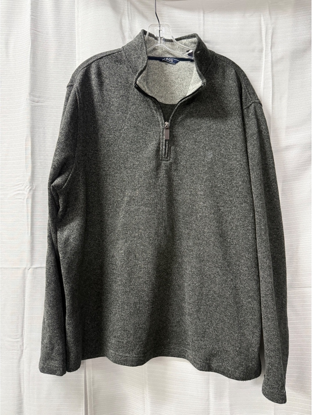 IZOD Men's Gray Half-Zip Pullover Sweatshirt XXL